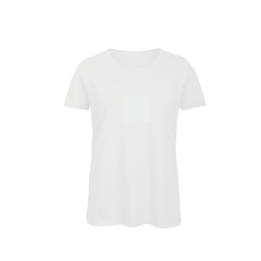 T-shirt Organic Inspire Col Rond Femme Blanc B&C