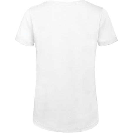 T-shirt Organic Inspire Col Rond Femme Blanc B&C – vue 2
