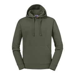 Sweat-shirt à capuche Authentic homme Olive Russell – Vert
