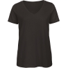 T-shirt Organic Inspire Col V Femme Noir B&C