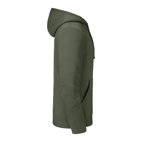 Sweat-shirt à capuche Authentic homme Olive Russell – Vert – vue 3