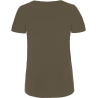 T-shirt Organic col V Femme Vert Khaki B&C – 140 g/m² – vue 2
