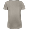 T-shirt Organic col V Femme Gris B&C – Inspire – vue 2