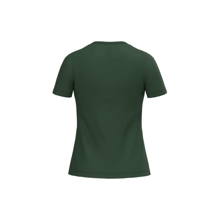 T-shirt femme Vert coupe droite col rond – iDeal Basic Brand – vue 2