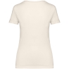 T-shirt écoresponsable col V femme Blanc – Native Spirit – vue 2