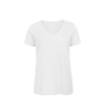 T-shirt Organic Inspire Col V Femme Blanc B&C