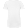 T-shirt Organic Inspire Col V Femme Blanc B&C – vue 2