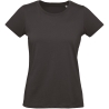 T-shirt bio femme Inspire Plus Noir B&C – 175 g/m²