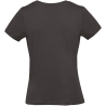 T-shirt bio femme Inspire Plus Noir B&C – 175 g/m² – vue 2