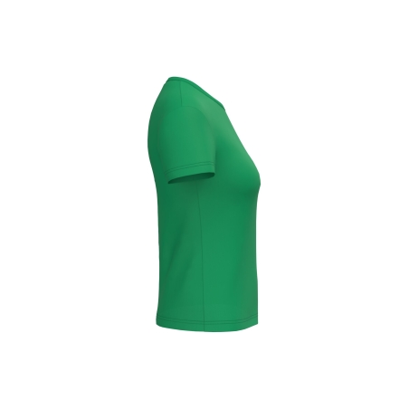 T-shirt femme col rond Vert Kelly iDeal Basic Brand 145 g/m² – vue 3