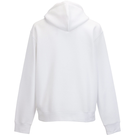 Sweat-shirt à capuche Authentic Homme Blanc Russell – vue 2