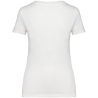 T-shirt écoresponsable col V femme Blanc Native Spirit (NS334) – vue 2