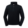 Sweat Col 1/4 Zip Authentic Noir Russell – 280 g/m²