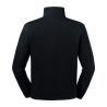 Sweat Col 1/4 Zip Authentic Noir Russell – 280 g/m² – vue 2