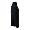 Sweat Col 1/4 Zip Authentic Noir Russell – 280 g/m² – vue 3