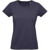 T-shirt bio femme Inspire Plus Marine B&C – 175 g/m²