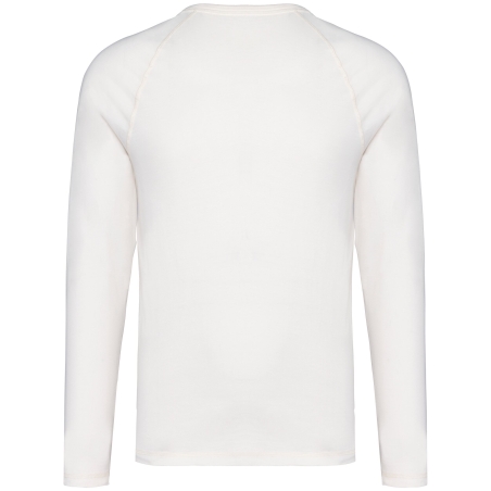 T-shirt raglan manches longues écoresponsable Blanc Native Spirit – vue 2