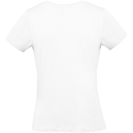 T-shirt bio femme Inspire Plus Blanc B&C – vue 2