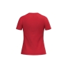T-shirt femme Rouge coupe droite col rond iDeal Basic Brand – vue 2