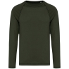 T-shirt raglan manches longues écoresponsable Vert Khaki Native Spirit