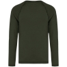 T-shirt raglan manches longues écoresponsable Vert Khaki Native Spirit – vue 2