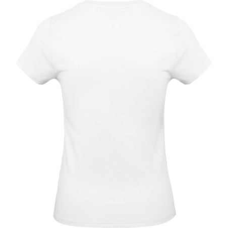 T-shirt femme col rond gris B&C E190 – 185 g/m² – vue 2