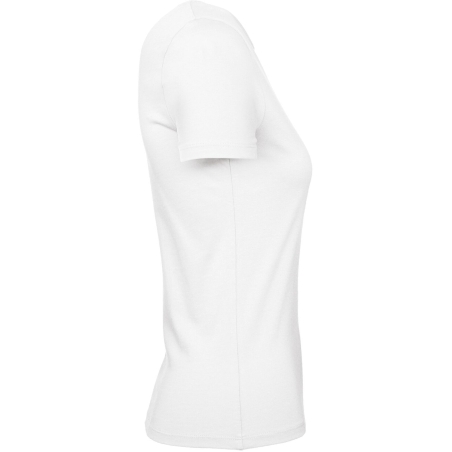 T-shirt femme col rond gris B&C E190 – 185 g/m² – vue 3