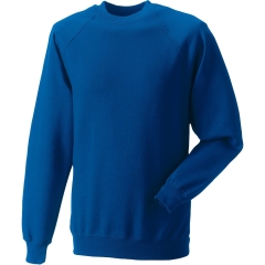 Sweat-shirt col rond Classic Bleu Royal Russell