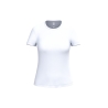 T-shirt femme Blanc coupe droite col rond iDeal Basic Brand