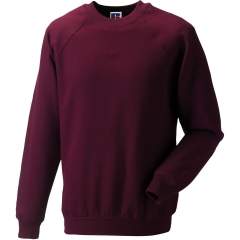 Sweat-shirt col rond Classic Bordeaux Russell