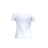 T-shirt femme Blanc coupe droite col rond iDeal Basic Brand – vue 2