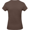 T-shirt femme col rond marron 185 g/m² B&C E190 – vue 2