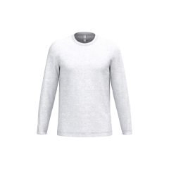 T-shirt manches longues unisexe Gris iDeal Basic Brand 145 g/m²