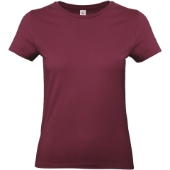 T-shirt femme bordeaux 185 g/m² E190 – B&C