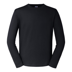 T-shirt Manches Longues Classique Noir Russell – 180 g/m²