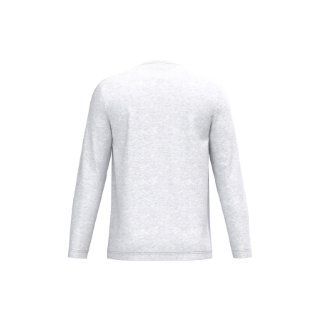 T-shirt manches longues unisexe Gris iDeal Basic Brand 145 g/m² – vue 2