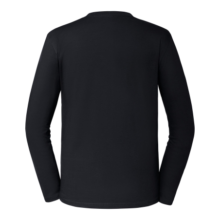 T-shirt Manches Longues Classique Noir Russell – 180 g/m² – vue 2
