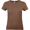 T-shirt femme col rond Chocolat 185 g/m² B&C E190