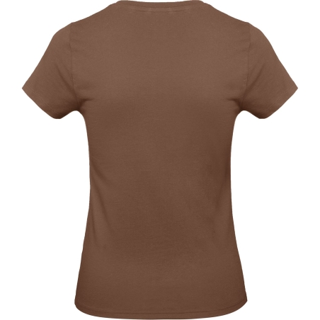 T-shirt femme col rond Chocolat 185 g/m² B&C E190 – vue 2