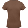 T-shirt femme col rond Chocolat 185 g/m² B&C E190 – vue 2