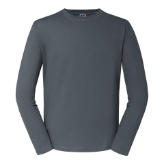 T-shirt Classique Manches Longues Gris Russell – 180 g/m²