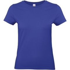 T-shirt femme col rond Bleu Cobalt 185 g/m² B&C E190