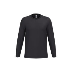 T-shirt manches longues unisexe Noir iDeal Basic Brand 145 g/m²