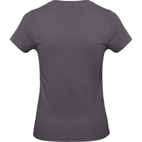 T-shirt femme Gris Dark Grey 185 g/m² B&C E190 – vue 2
