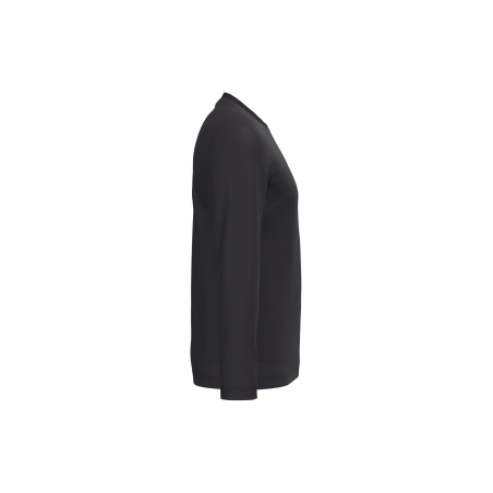 T-shirt manches longues unisexe Noir iDeal Basic Brand 145 g/m² – vue 3