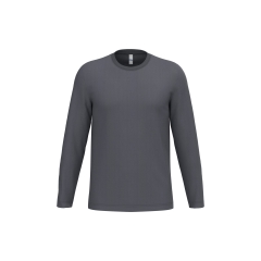 T-shirt manches longues unisexe Gris foncé iDeal Basic Brand 145 g/m²