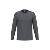 T-shirt manches longues unisexe Gris foncé iDeal Basic Brand 145 g/m²