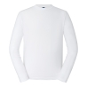 T-shirt Classique Manches Longues Blanc Russell – 180 g/m²