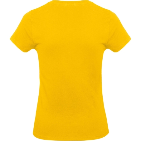 T-shirt femme coupe droite Or B&C E190 – 185 g/m² – vue 2