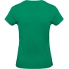 T-shirt femme coton vert Kelly Green 185 g/m² B&C E190 – vue 2